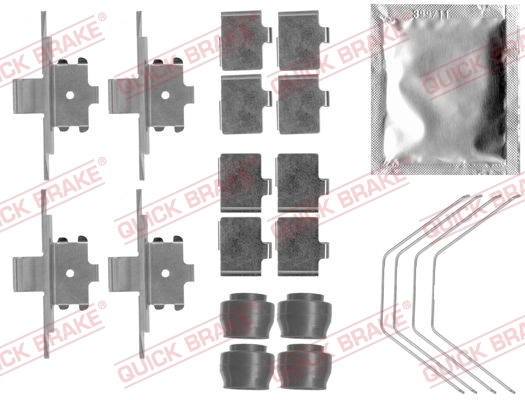 Accessory Kit, disc brake pad